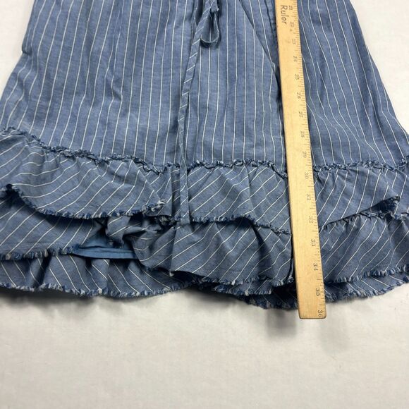 Converse Wrap Dress Striped V-Neck Tie Waist S Flowy Casual Boho Relaxed Fit - Picture 6 of 10